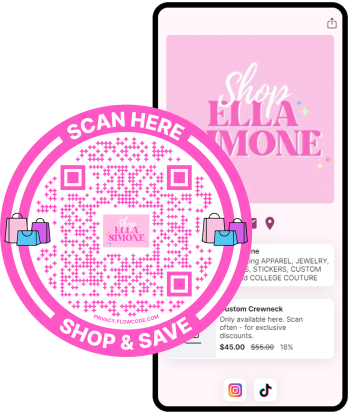 QR and Landing Page - ShopEllaSimone